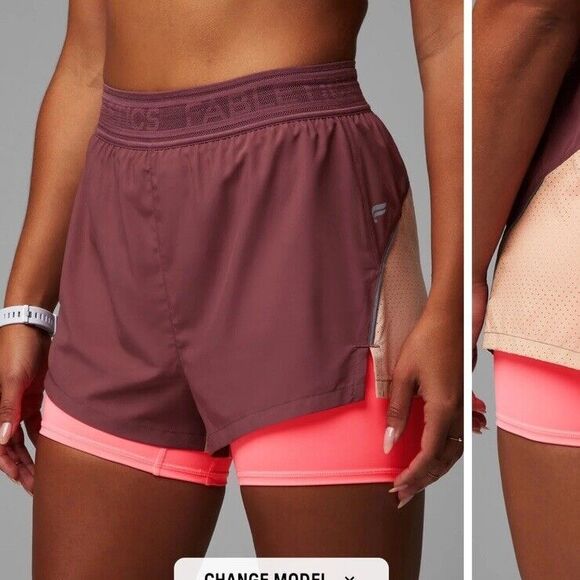 Fabletics Shorts Woman Compression Running Workout Small (B13) - Picture 1 of 8